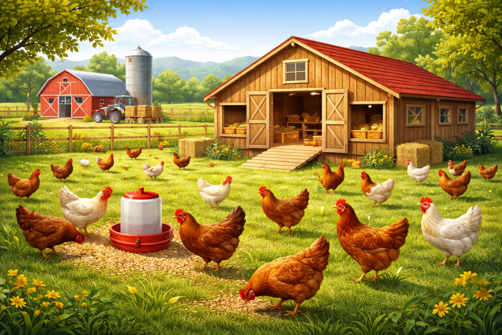 ferma gaini ouatoare